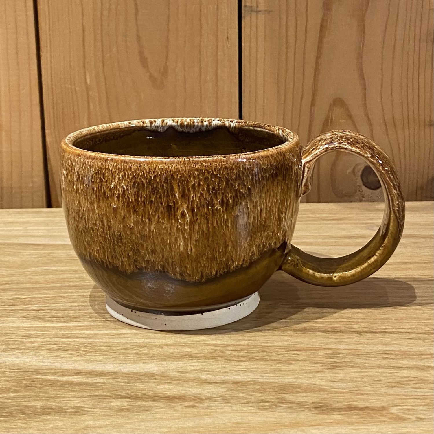 Okechukwu Mug Brown w/ Blue Interior 4