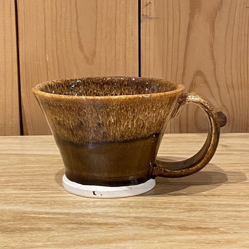 Okechukwu Mug Brown w/ Blue Interior 3