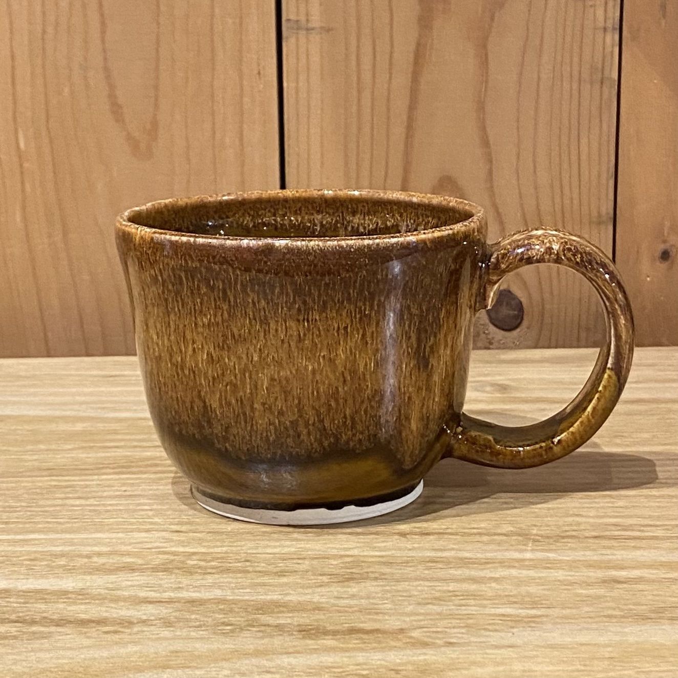 Okechukwu Mug Brown w/ Blue Interior 1