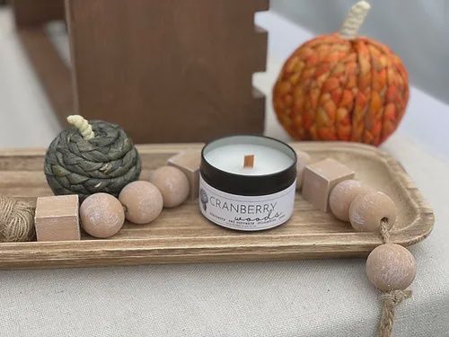 Thistle Cranberry Woods Scented Candle 4oz