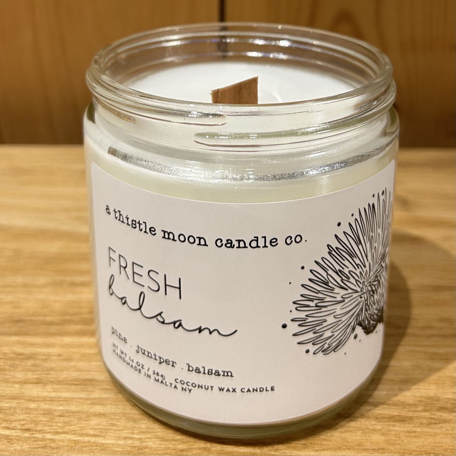 Thistle Fresh Balsam Scented Candle 16 oz