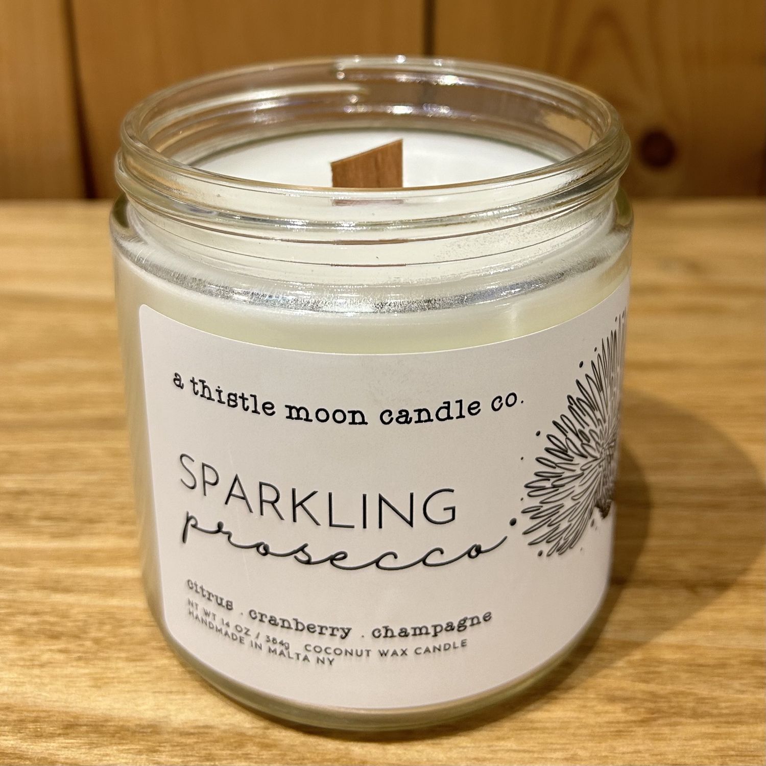 A Thistle Moon &#39; Sparkling Prosecco&#39; Scented Candle - 16 oz