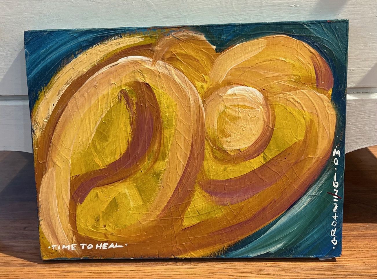 Groaning Original Artwork Time To Heal