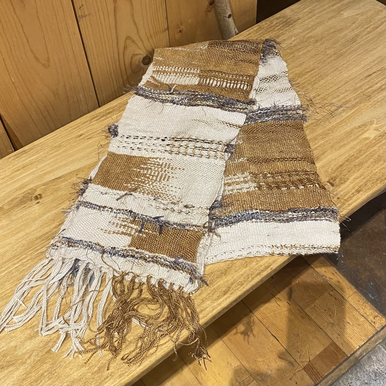 Russotti Scarf Creams and Browns