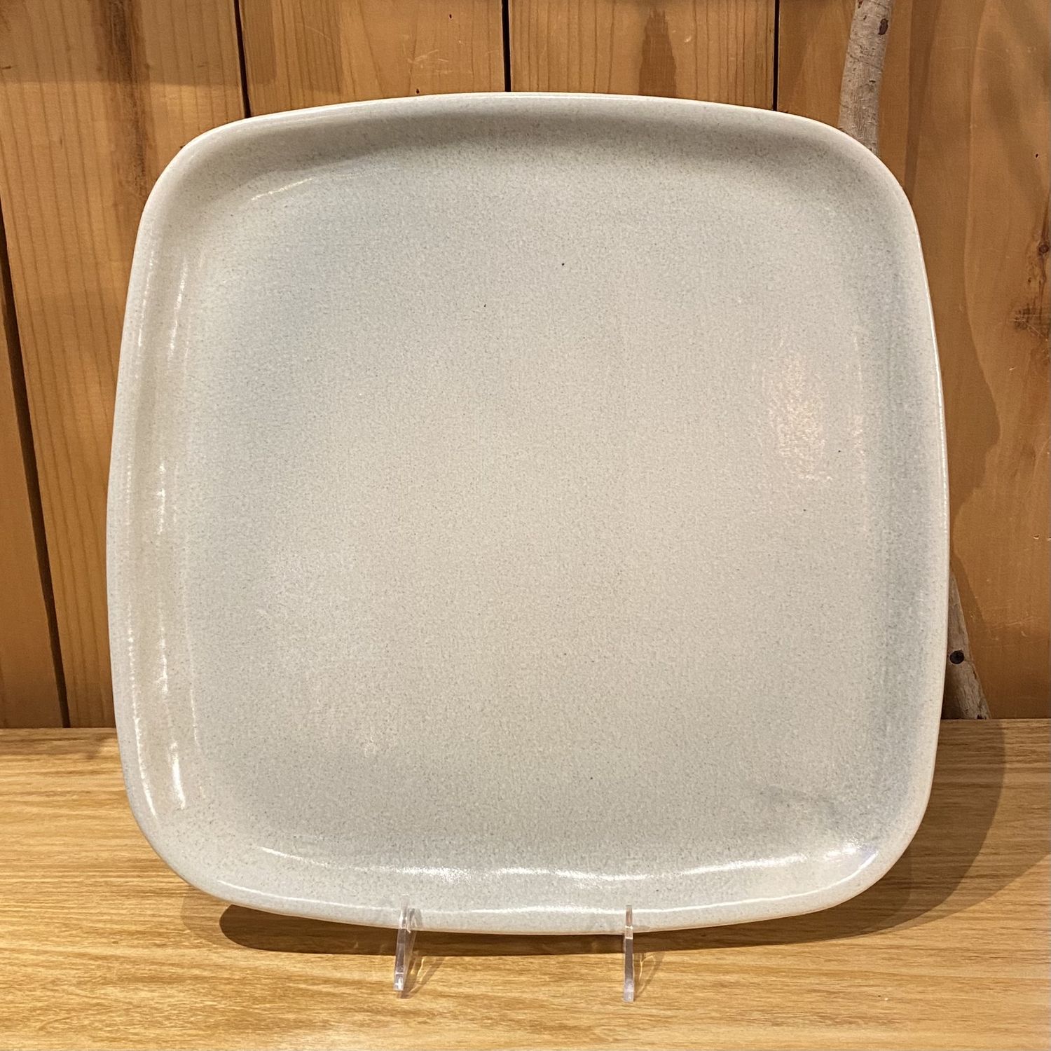 Hartman Kohl&#39;s Large Square Platter Juncos/Blue