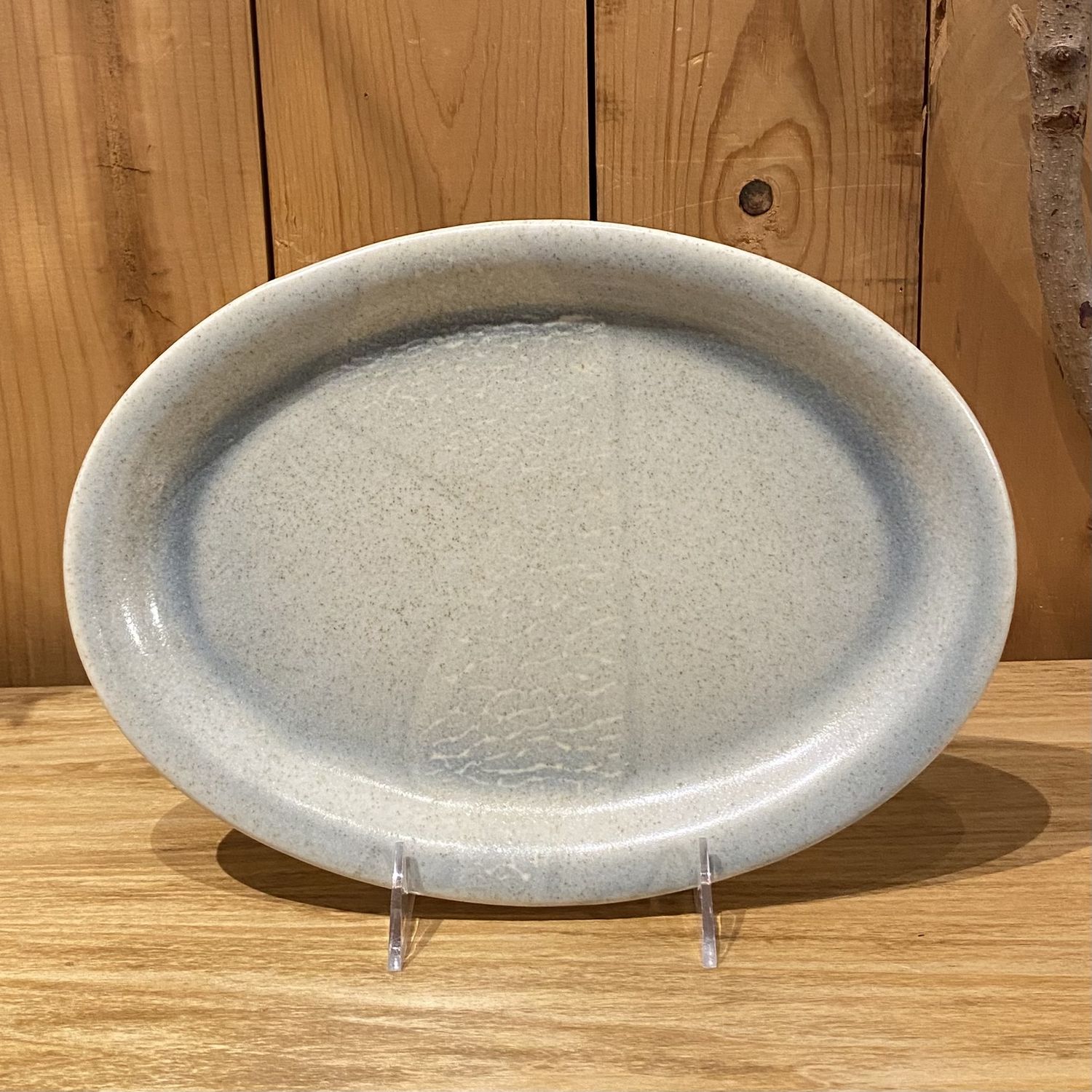 Hartman Small Oval Tray W/ 1/4&quot; Edge Junco-Blue