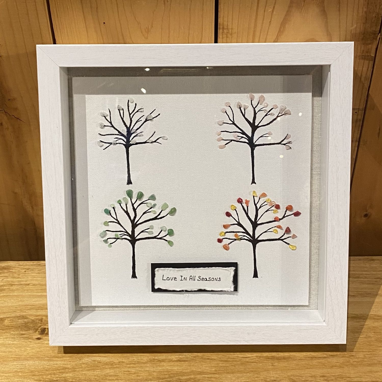 Pike Original &quot;Love in All Seasons&quot; White 9x9