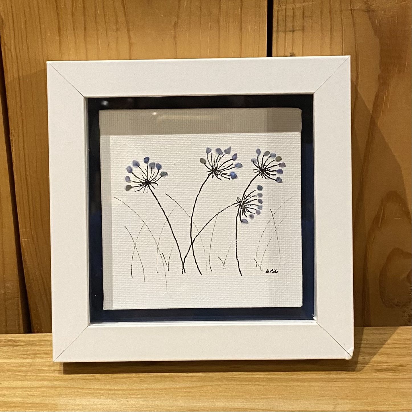 Pike Original &quot;Navy Blue Dandelion&quot; 5x5