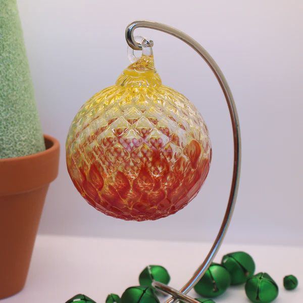 Furnace Ornament Diamond Ombre Yellow/Red