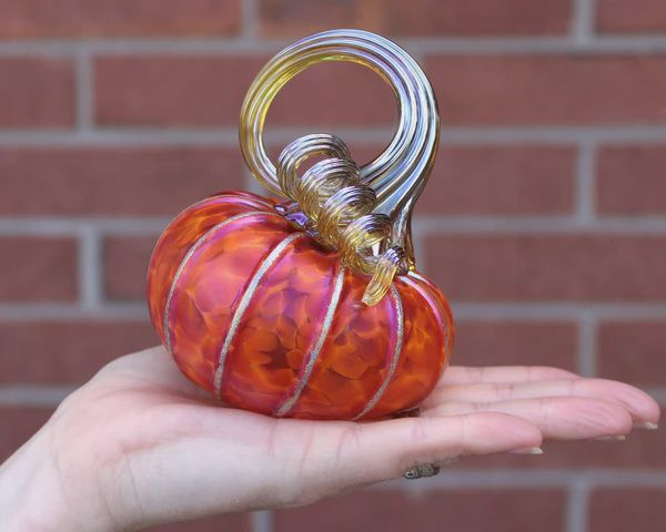 Furnace Pumpkin Tangelo Orange Tilted Small