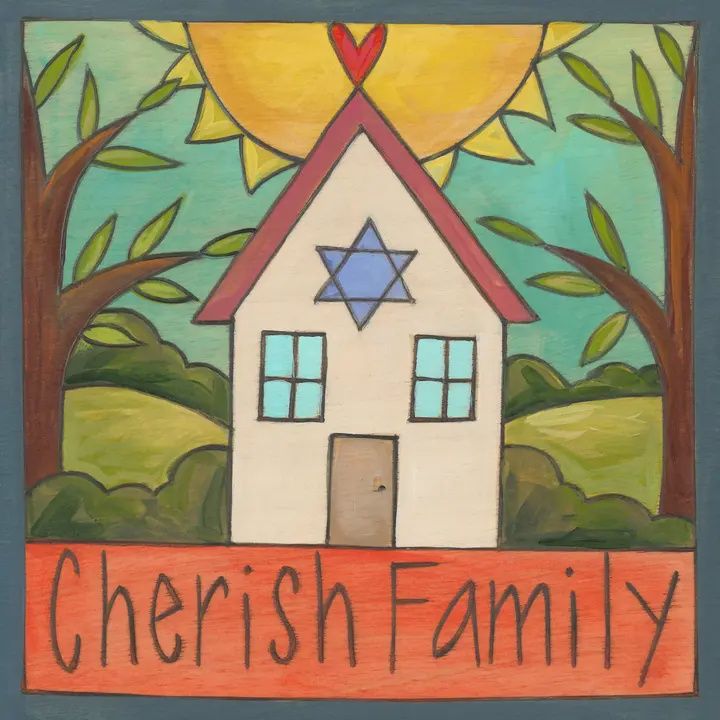 Sincerely Wall Plaque L&#39;Chaim &quot;Cherish Family