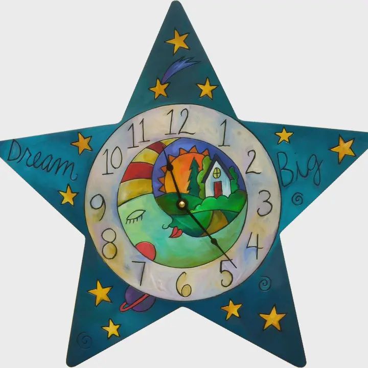 Sincerely Wall Clock Who Hung The Moon