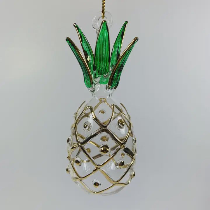 Dandarah Blown Ornament Pineapple