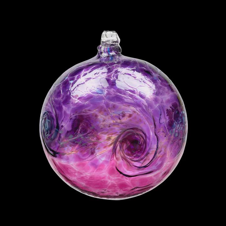 Kitras Ornament Van Glow 6&quot; Pink/Purple Wave