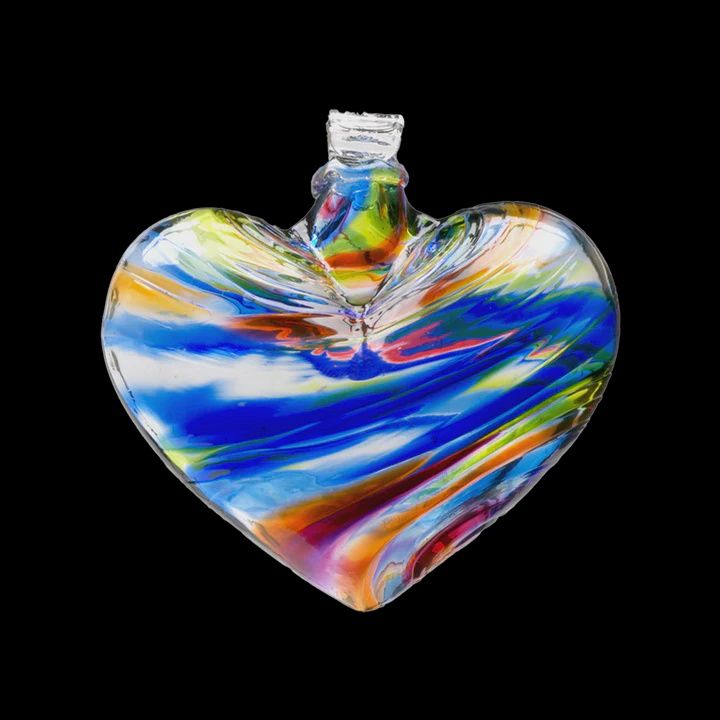Kitras Ornament Multi Heart Sunny Sky