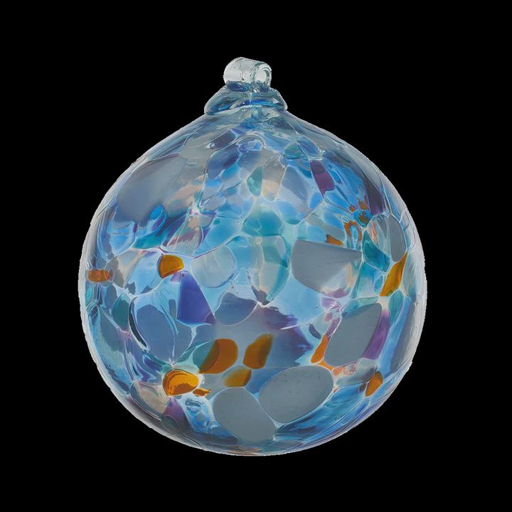 Kitras Ornament 3&quot; Calico Stormy Seas