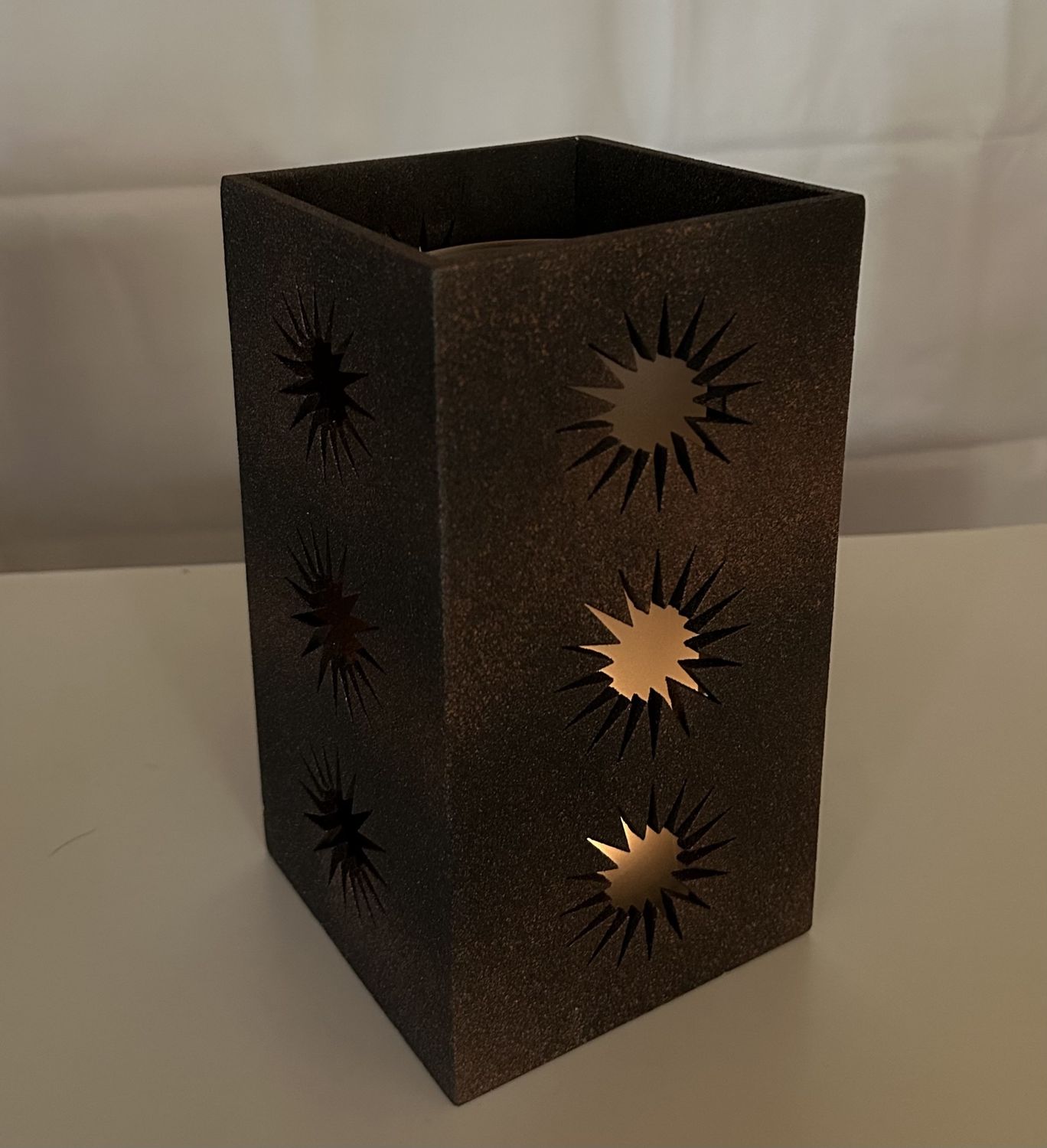 Julius Candle Holder Star Textured