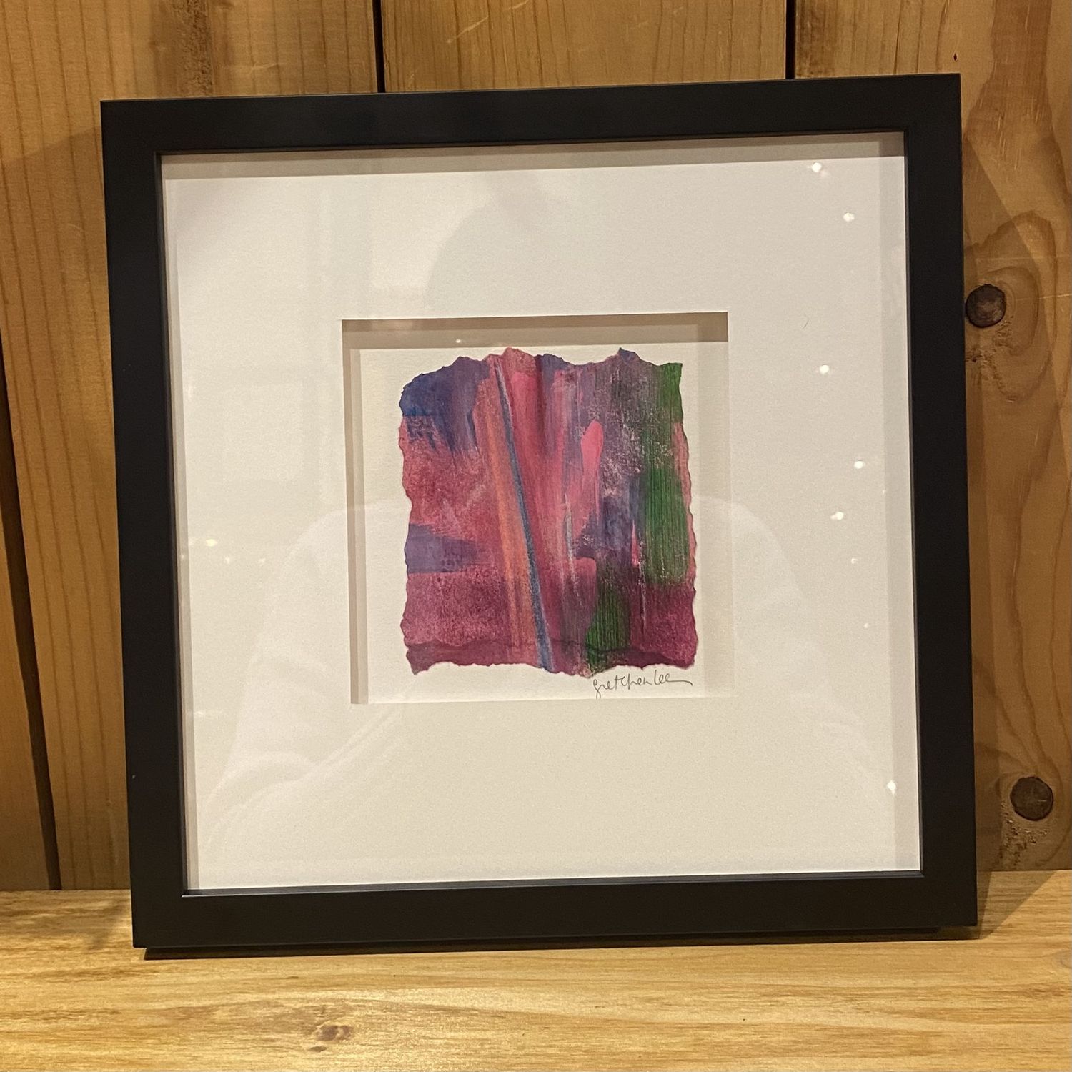 Orange Sky Framed Art 1020