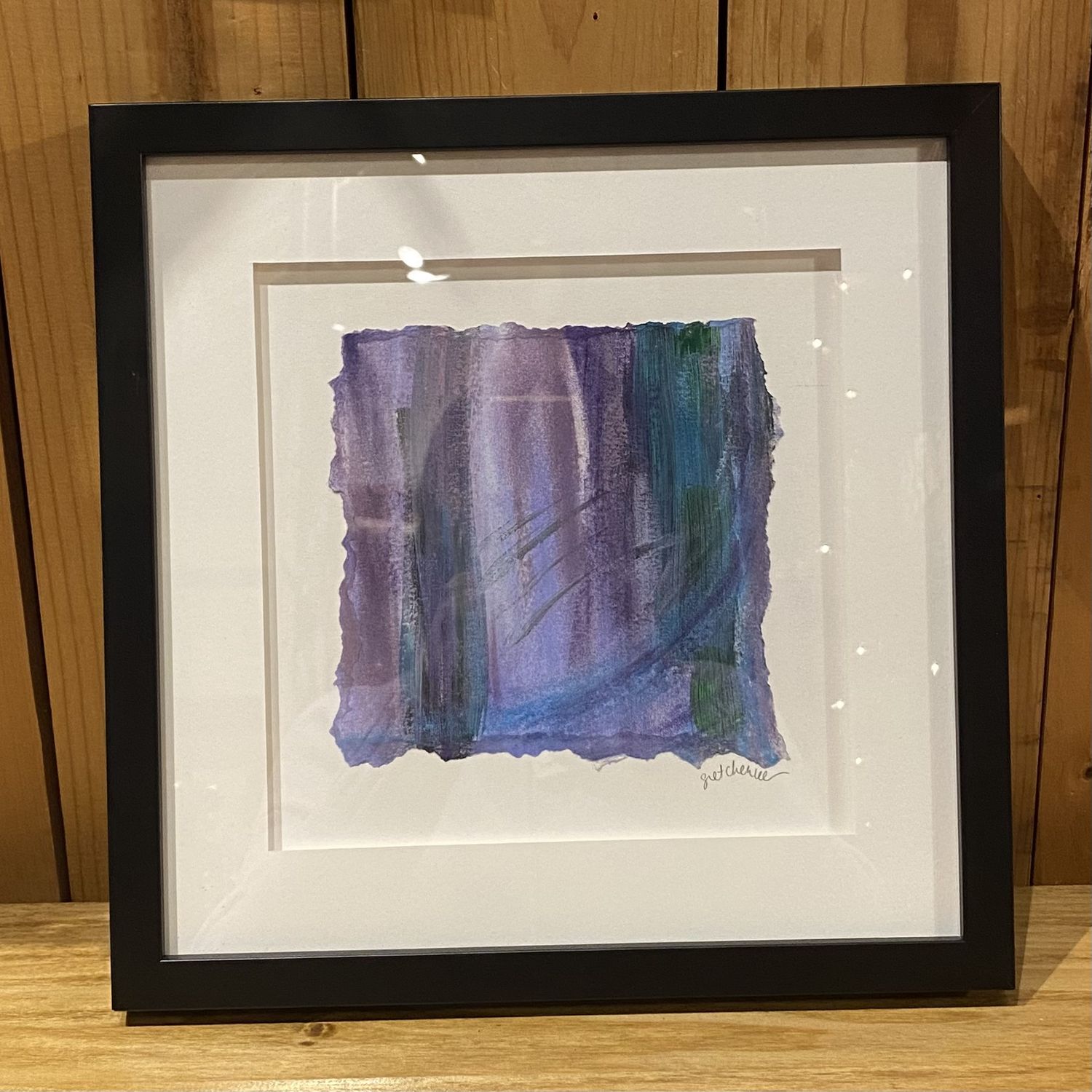 Orange Sky Framed Art &quot;Illustrious Flow&quot;