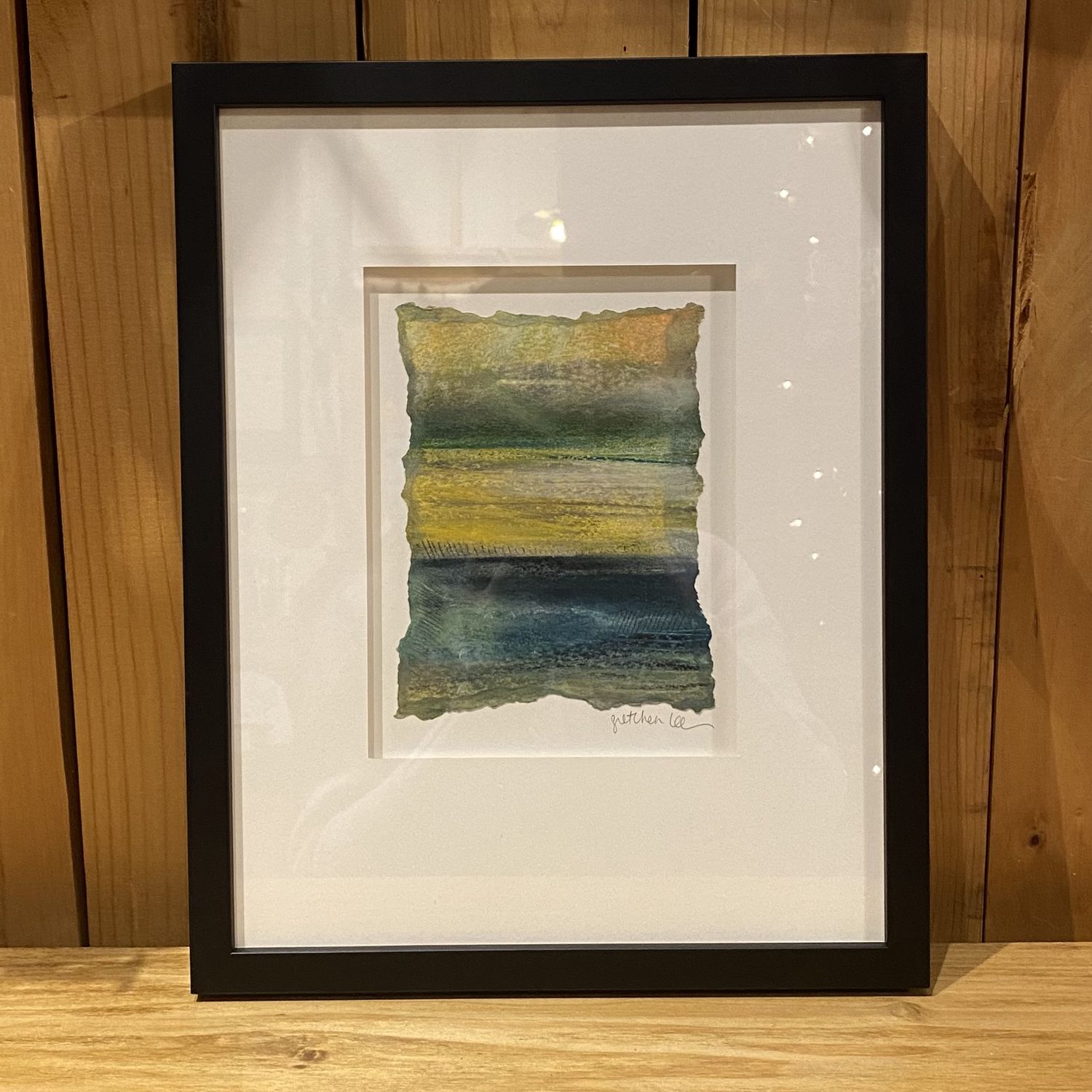 Orange Sky Framed Art 1023