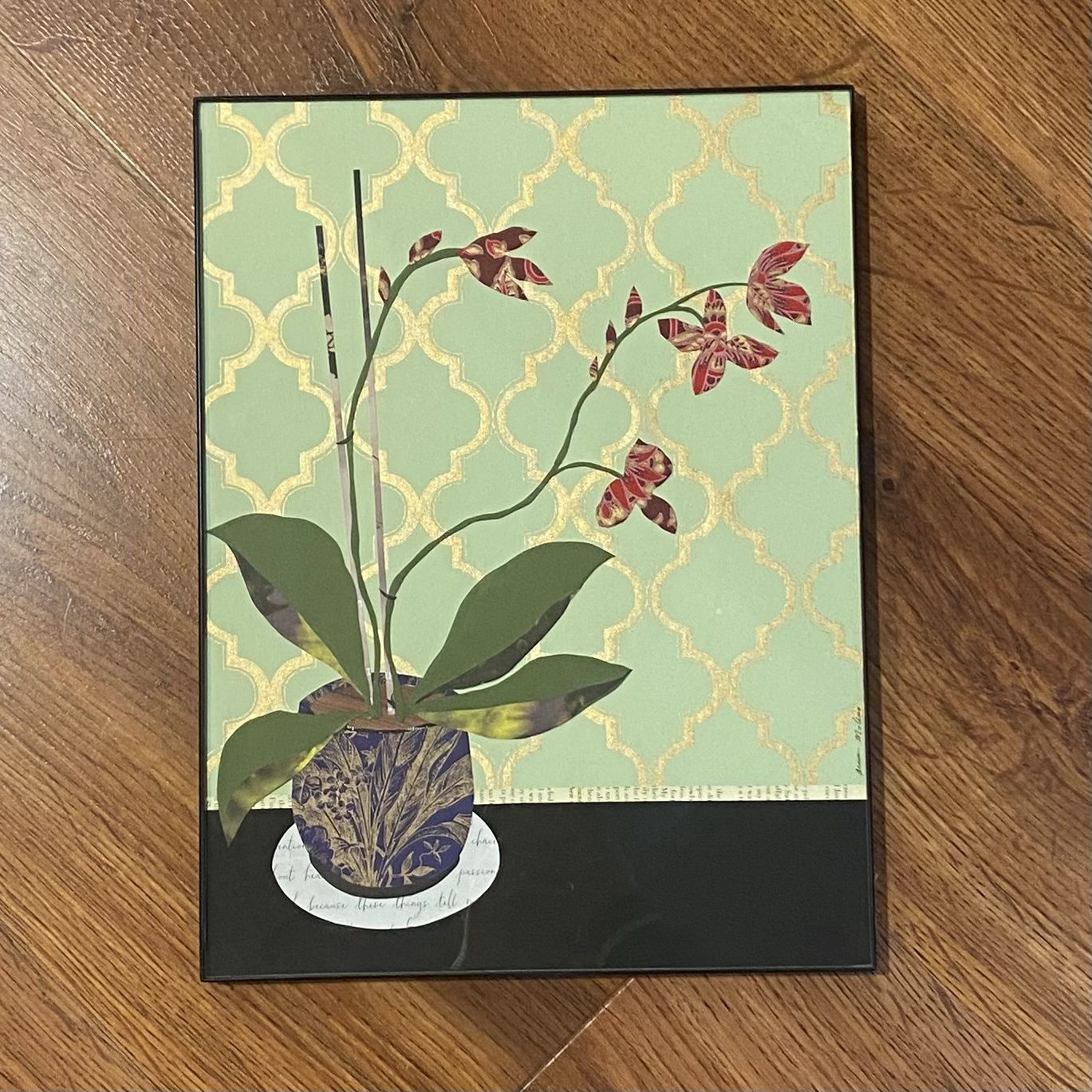 Molino Original Artwork Pink Orchid