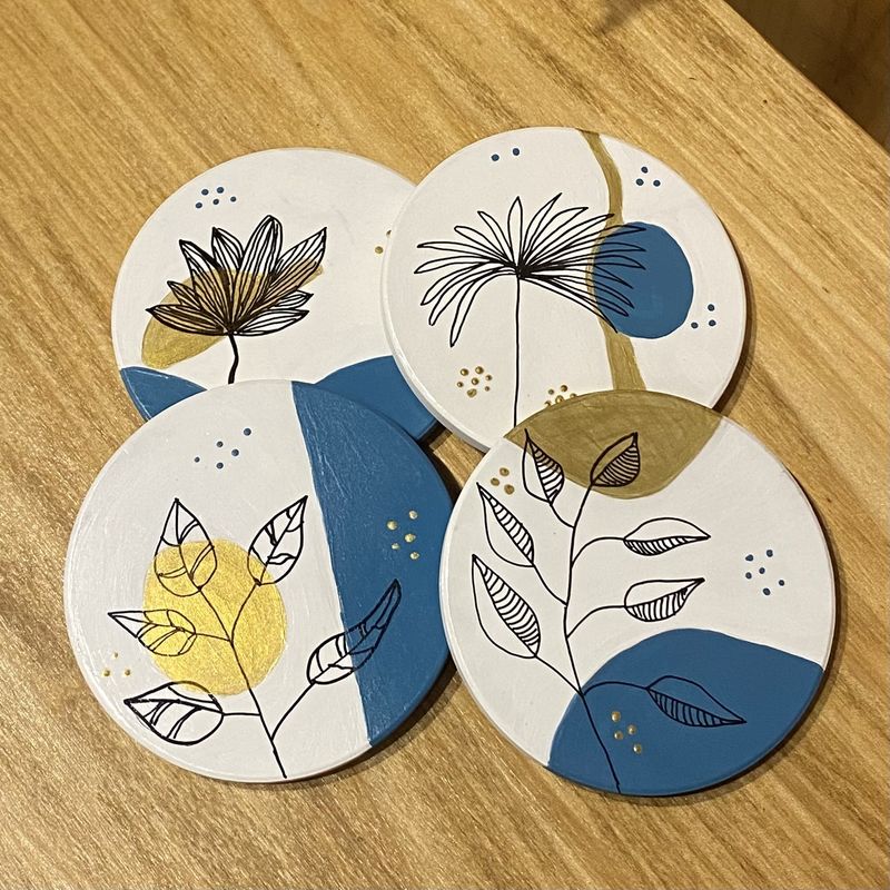Wilson Coaster Set 0f 4 Boho Golden Sunset