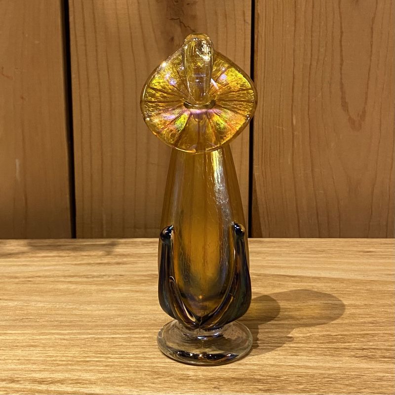 Callahan Perfume Bottle Topaz W/Black Stem