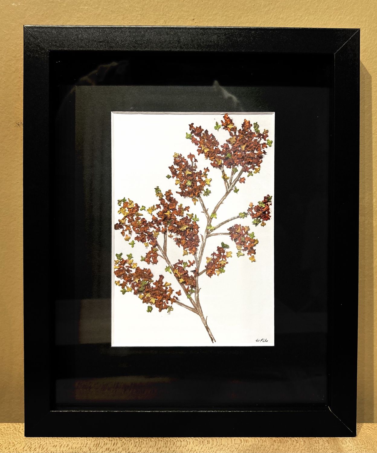 Pike Original &quot;Paper Leaves&quot; 8X10