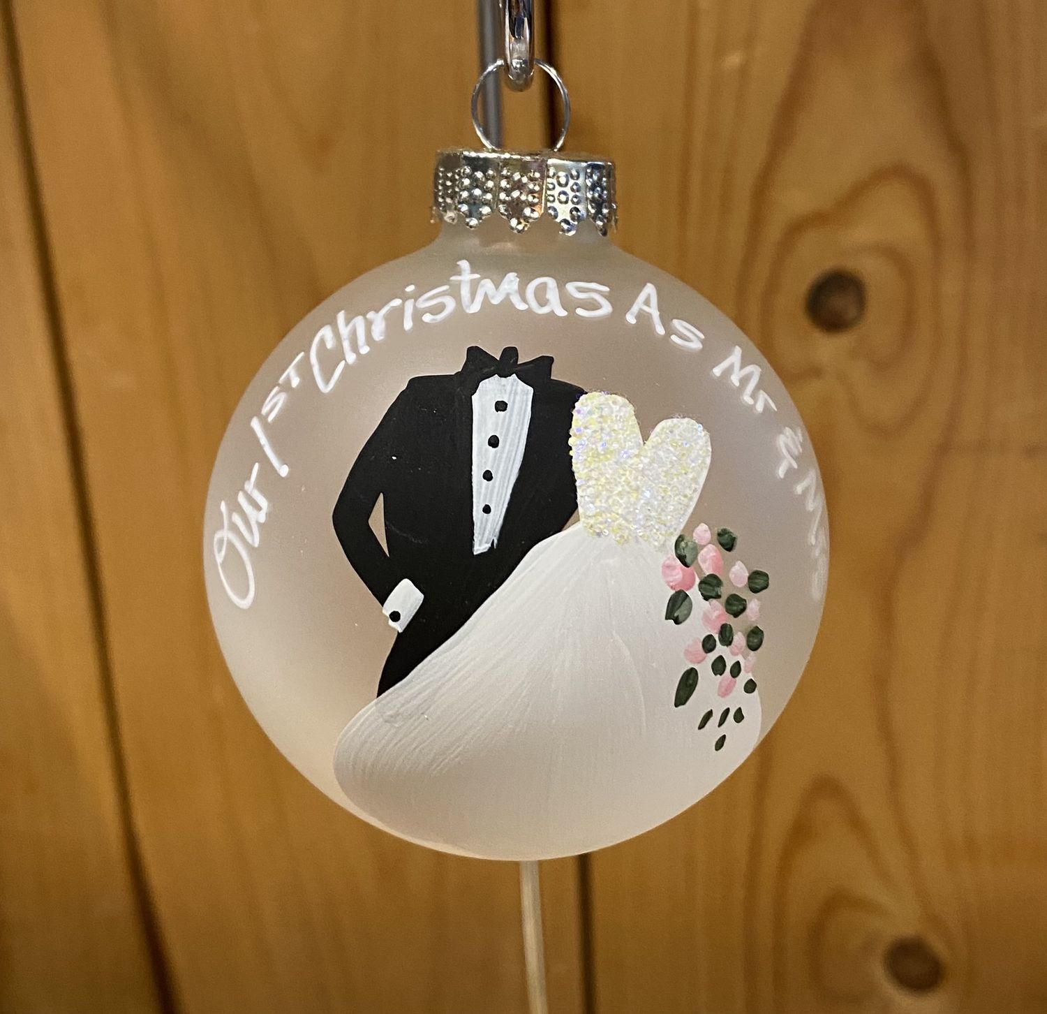 Hamilton Wedding Trio Ornament Set