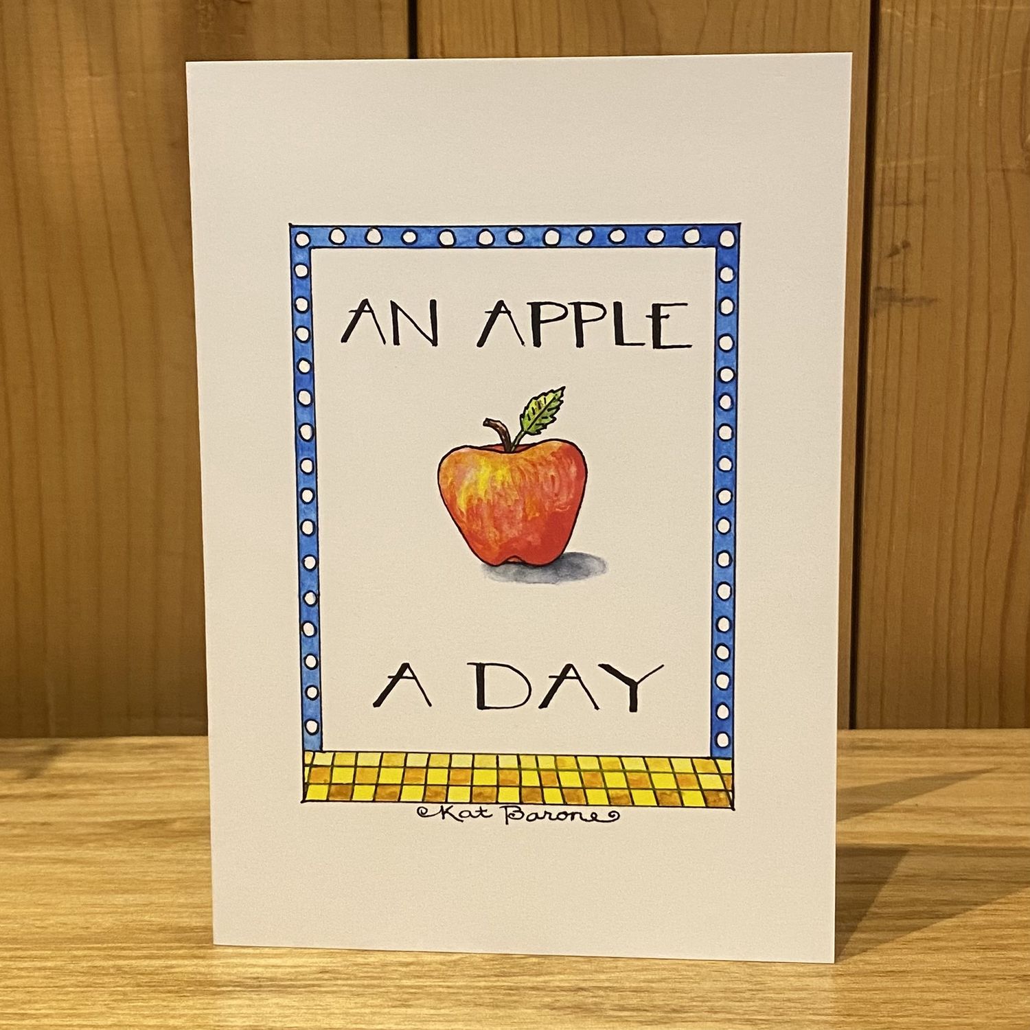 KatKando Card An Apple A Day