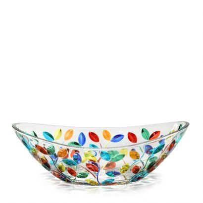 Sturzinger Murano Oval Bowl Tree Of Life