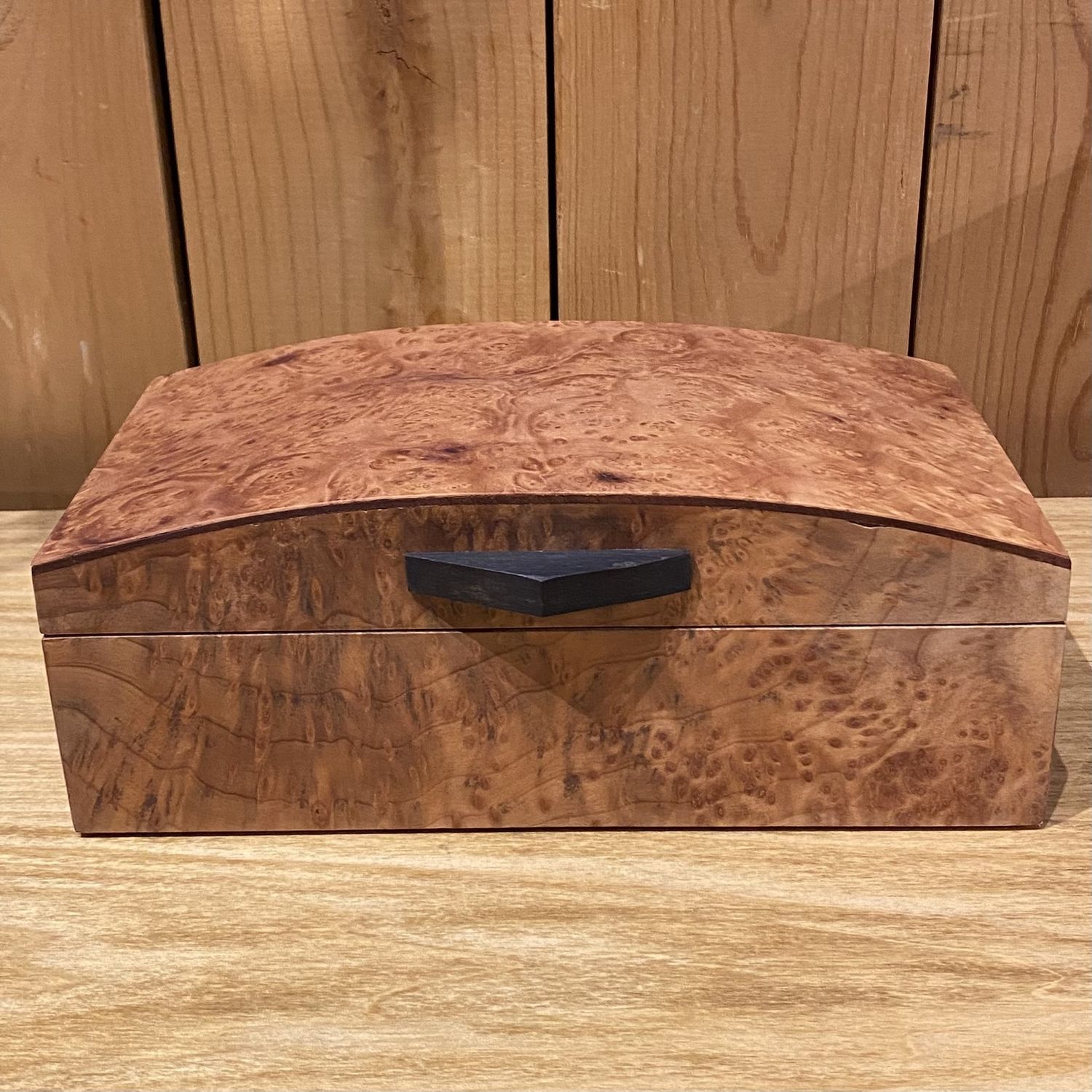 Cole Box Redwood Burl, Gaboon Ebony