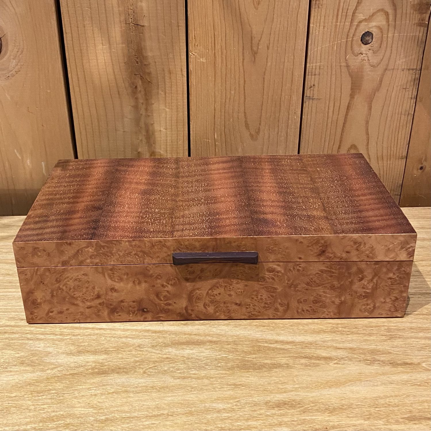 Cole Box Redwood Burl/Brazilian Rosewood
