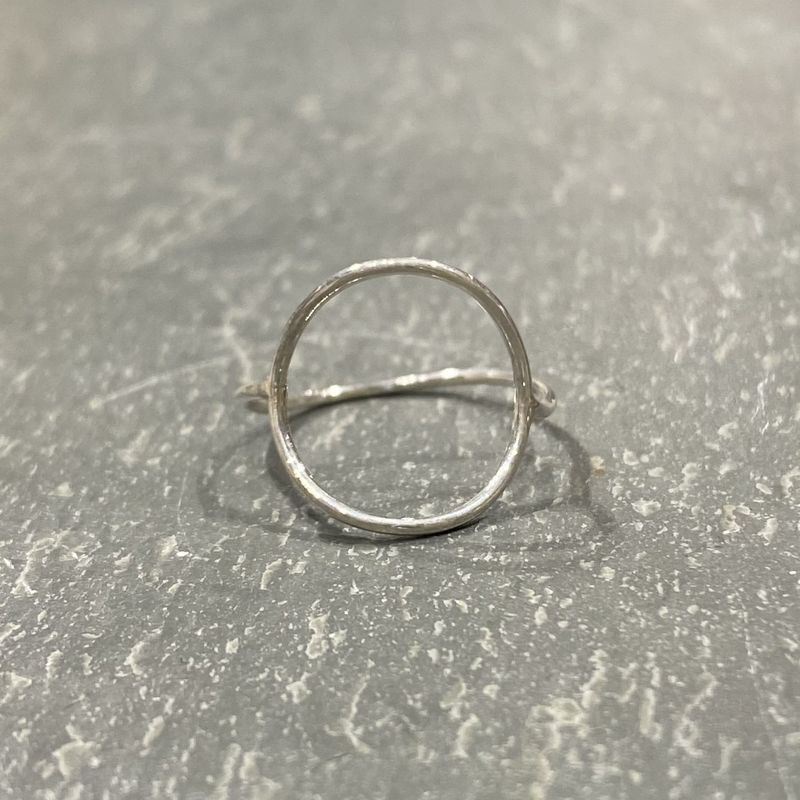 Tessler Ring Sterling Silver Open Circle