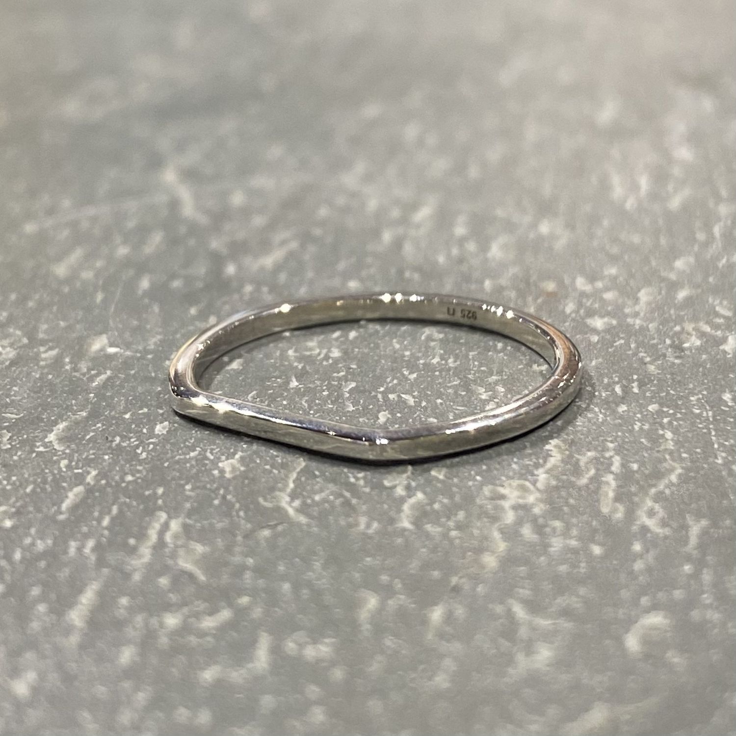 Tessler Ring Flat Top Band, Size: 6