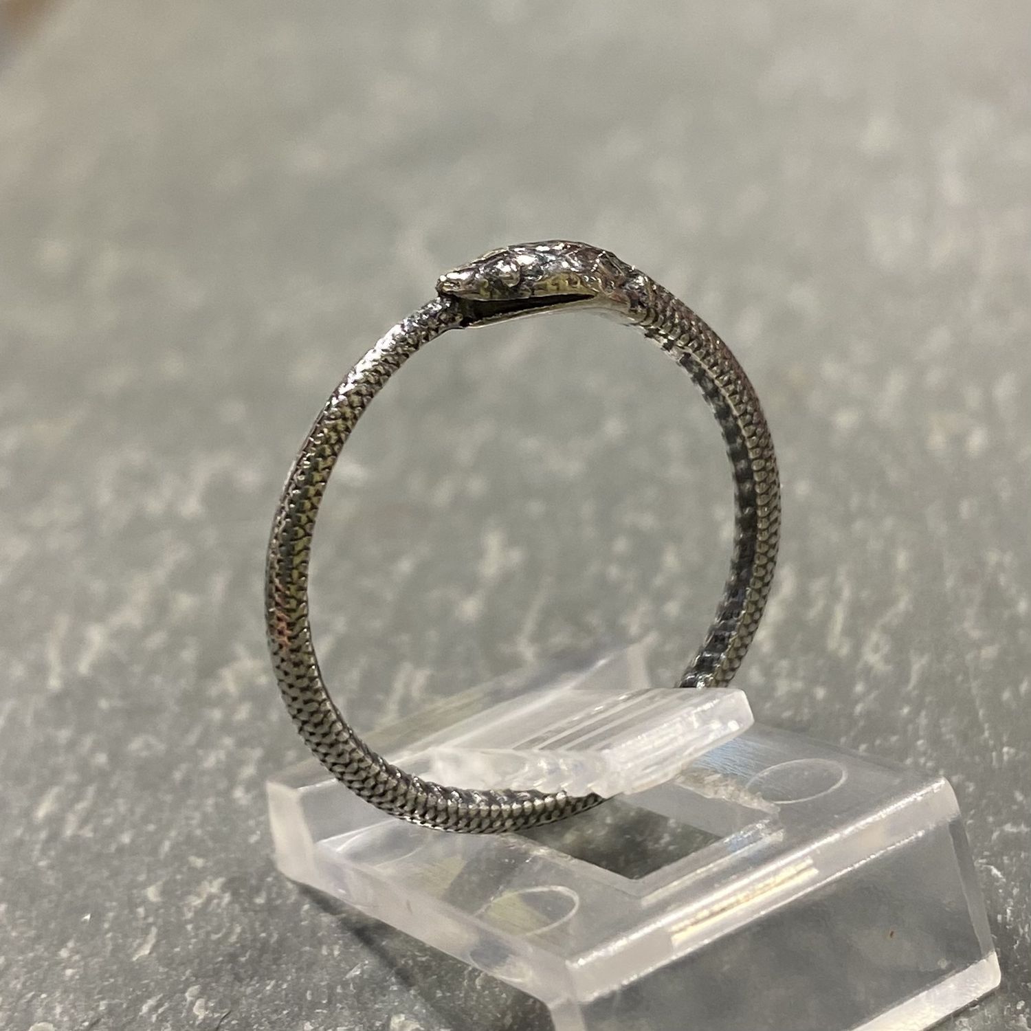 Tessler Ring Ouroboros Snake, Size: 7