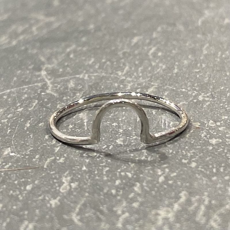 Tessler Ring Half Circle Band
