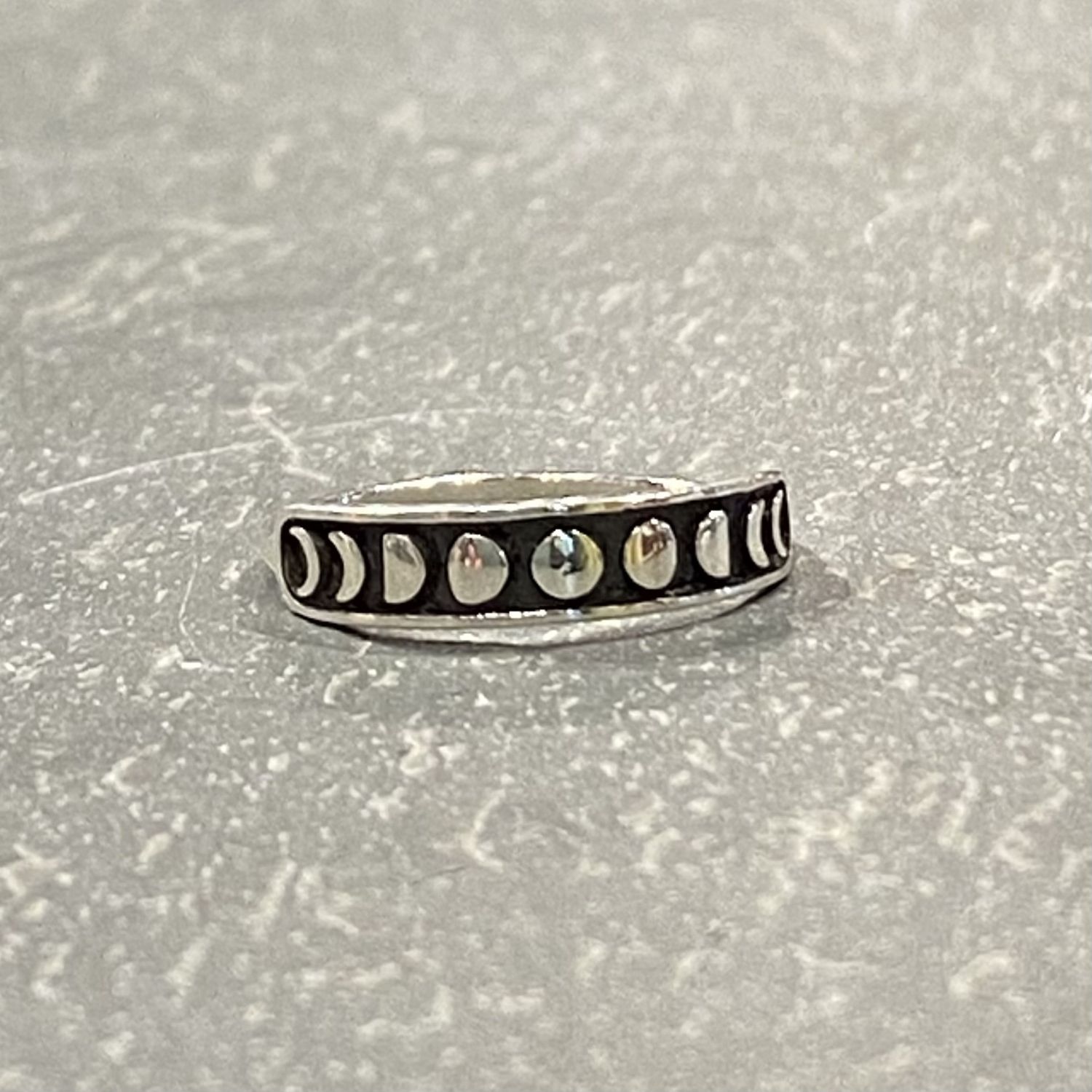 Tessler Ring Silver Moon Phases