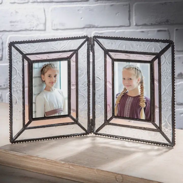 J Devlin Hinged Golding Photo Frame Double 2x3
