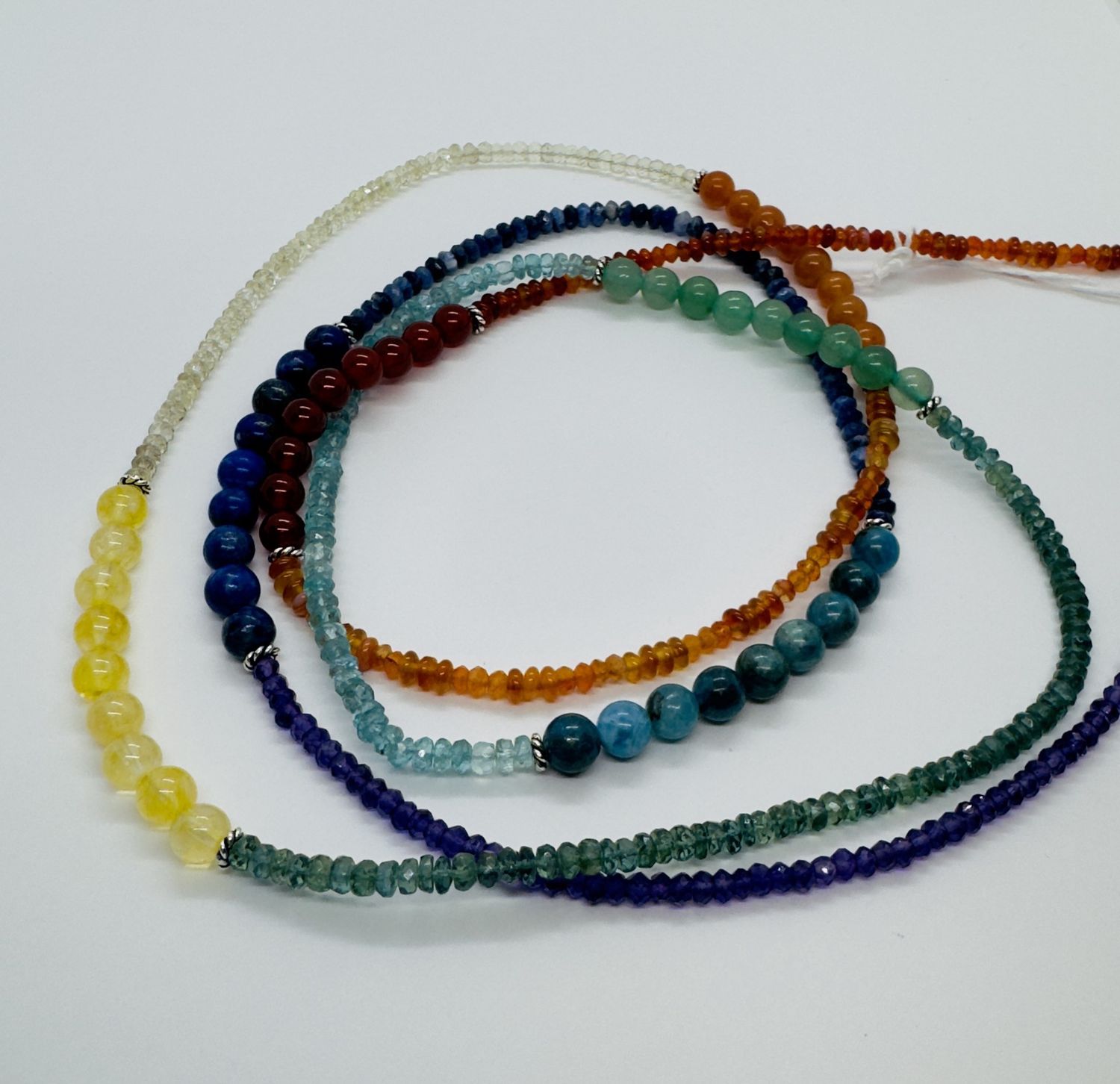 Whitney Necklace Amethyst, Lapis, Citrine