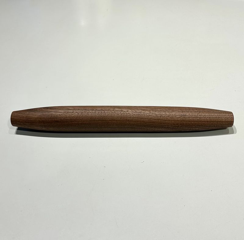 Blankenberg 14&quot; Walnut Wood French Rolling Pin 1