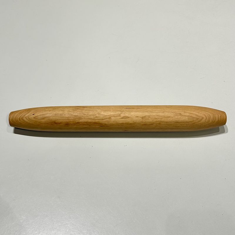 Blankenberg 14&quot; Cherry Wood French Rolling Pin 1