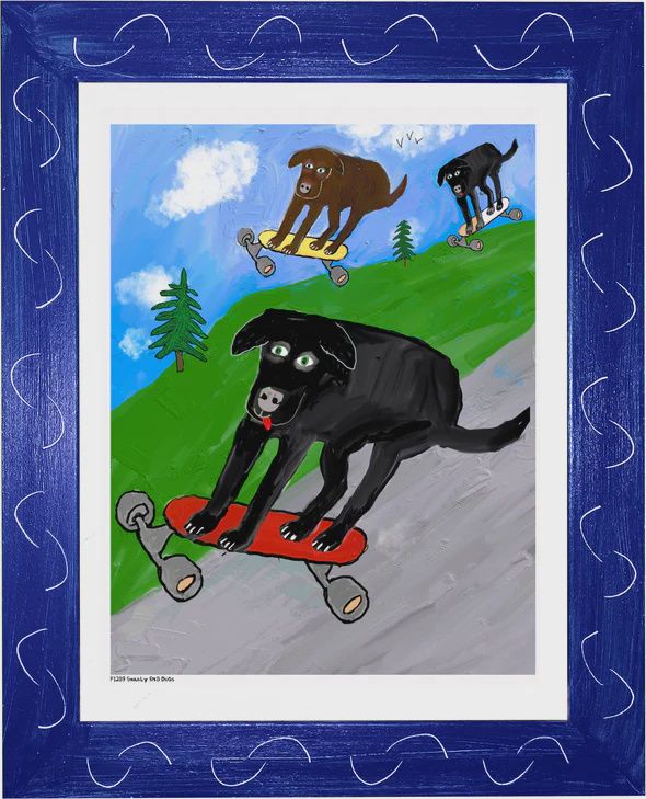 Dug Nap Print &quot;Gnarly Sk8 Dogs&quot;