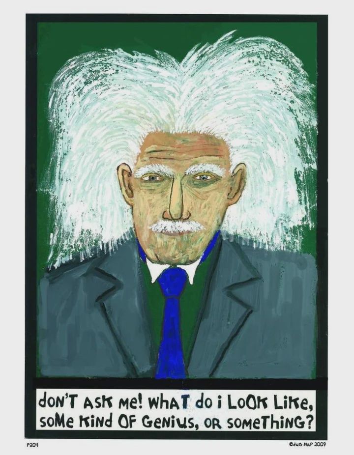 Dug Nap Print &quot;Some Kind of Genius&quot;