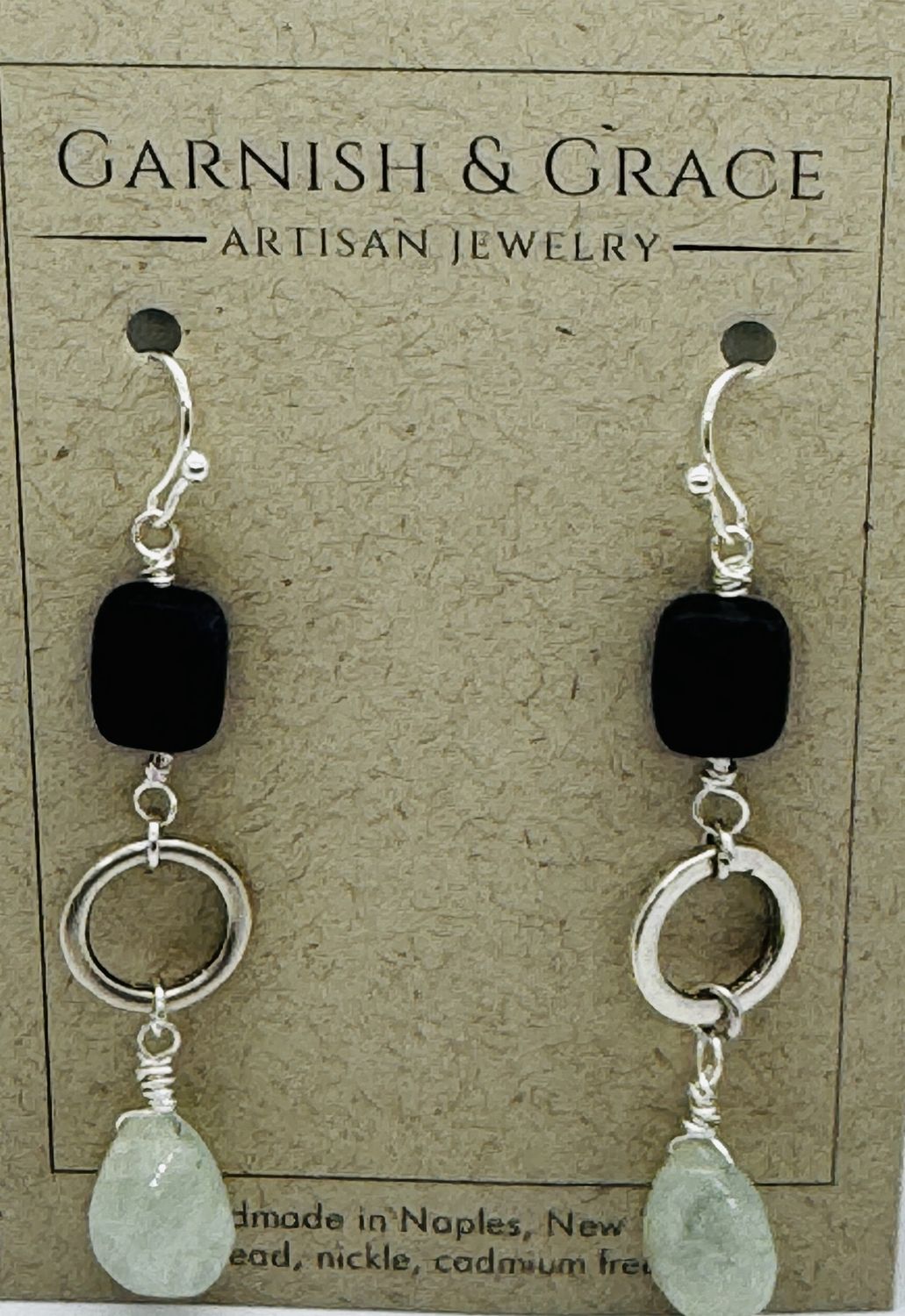 Garnish Earrings Iolite Drops