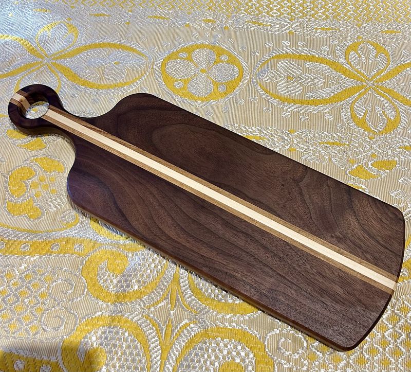 Straight Grain Charcuterie Board Black Locust, Walnut and Ash