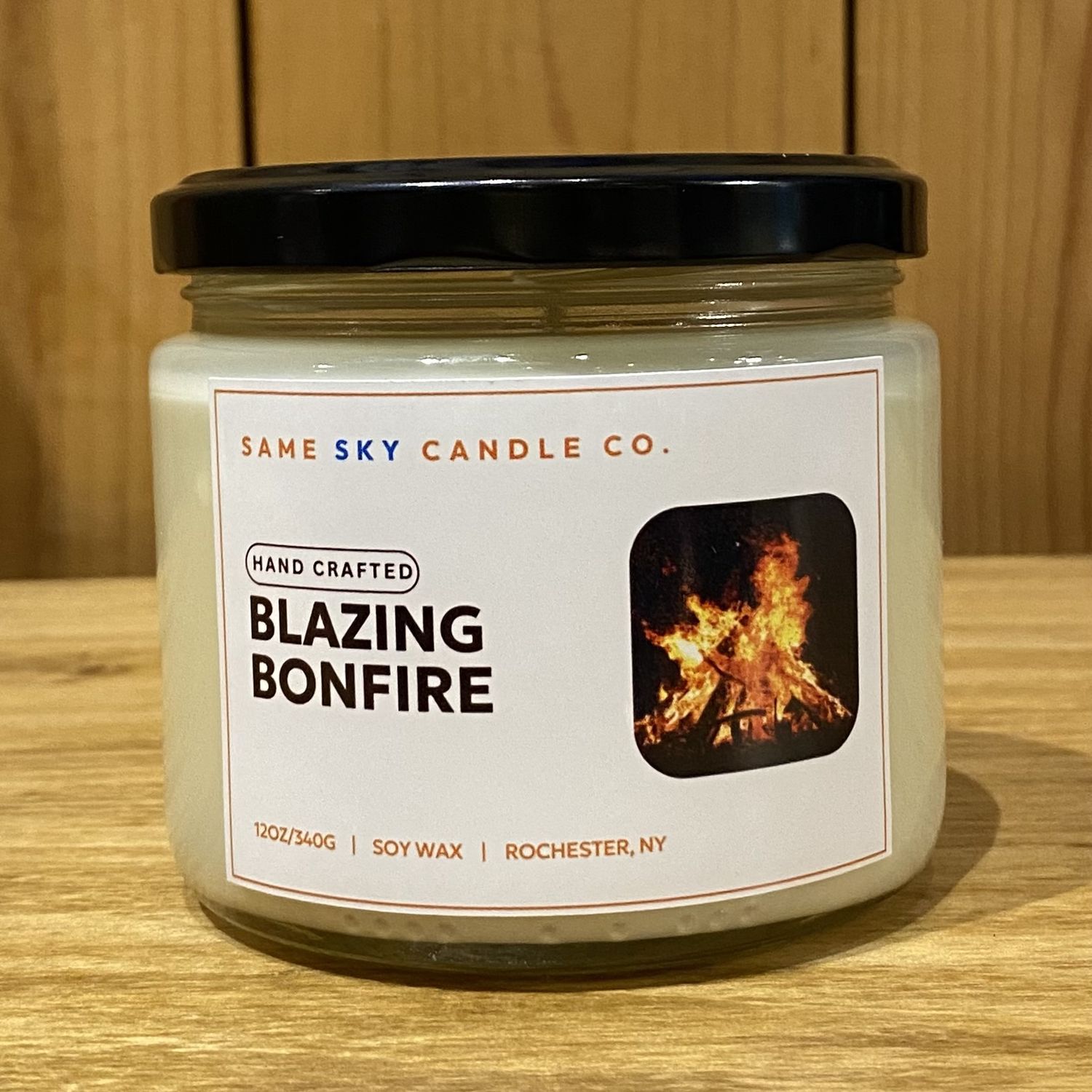 Same Sky Candle 12Oz Blazing Bon Fire