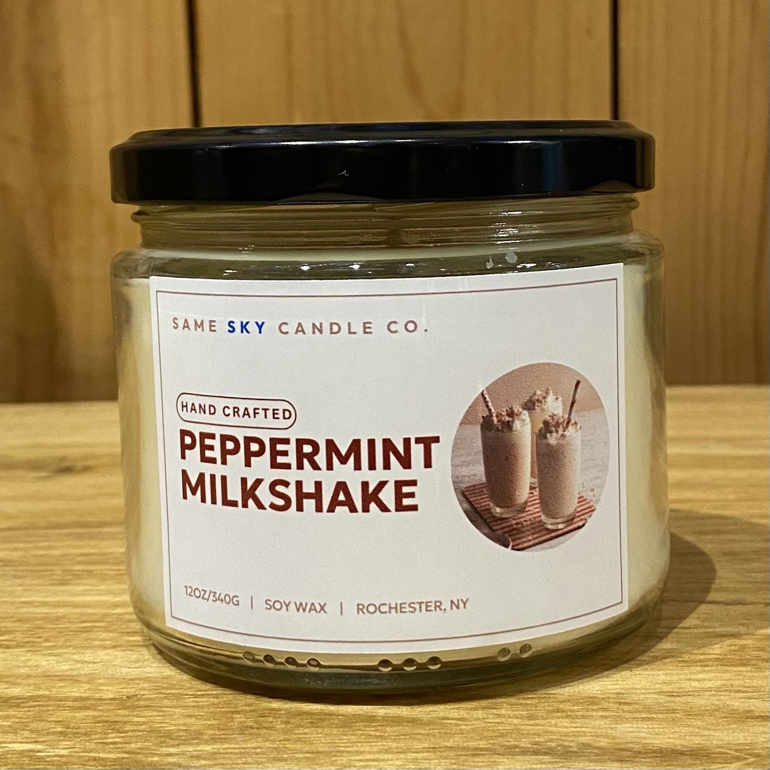 Same Ski Candle 12oz Peppermint Milkshake
