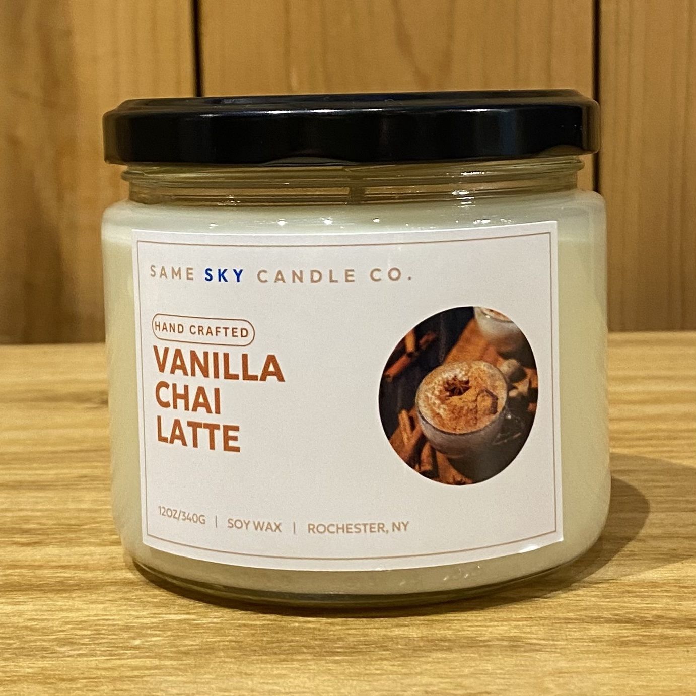 Same Sky Candle 12Oz Vanilla Chai Latte