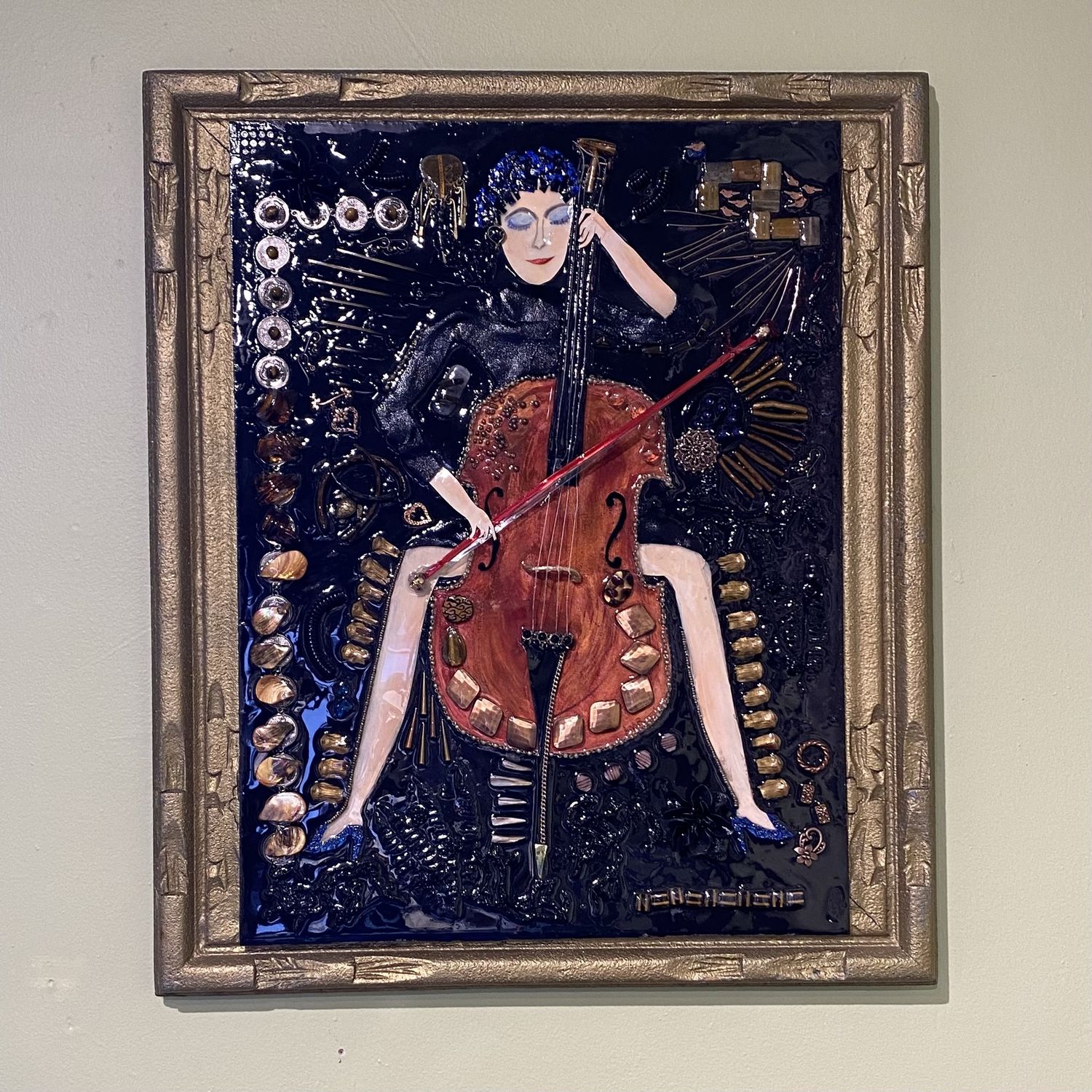 Robbins Original Artwork &quot;Cello&quot;